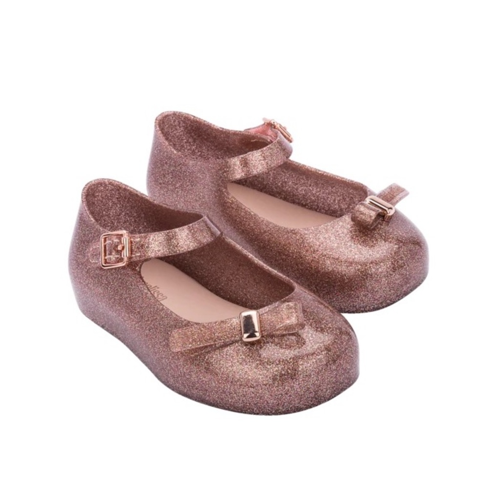 Mini Melissa Mini Dora Pink Glitter (size 8)